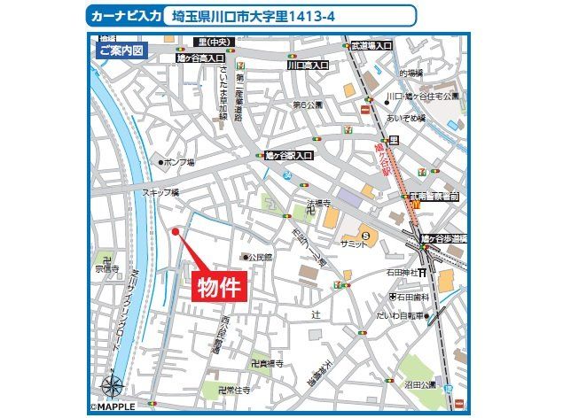 ��ʌ�����s�厚�� �̐V�z��ˌ��Ă̌��n�ē��}