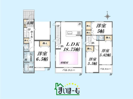 ��ʌ�����s��1���ڂ̐V�z��ˌ��Ẳ摜